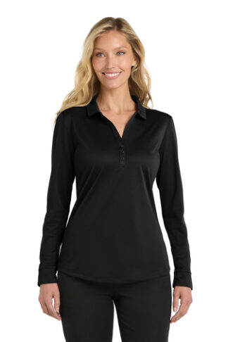 Enclosures Ladies Long Sleeve Performance Polo